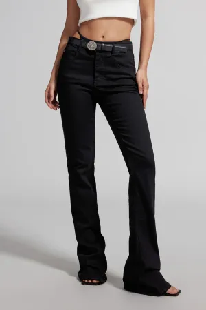 Black Flared Jeans