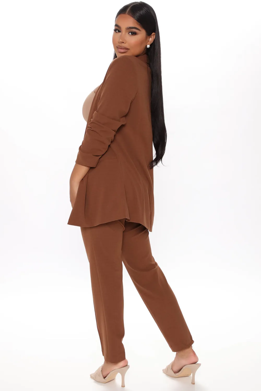 Blazer Fashion Nova JKV23080, tan