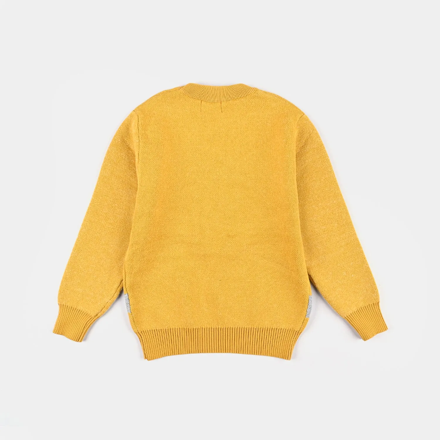 Boys Knitted Sweater- Yellow