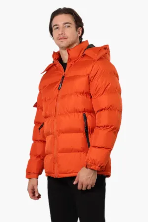 Canada Weather Gear Zip Pocket Bubble Bomber Jacket - Orange