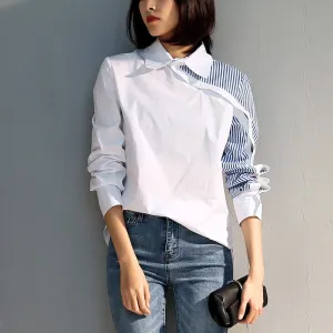 Designer Office Lady Casual Slim Shirt