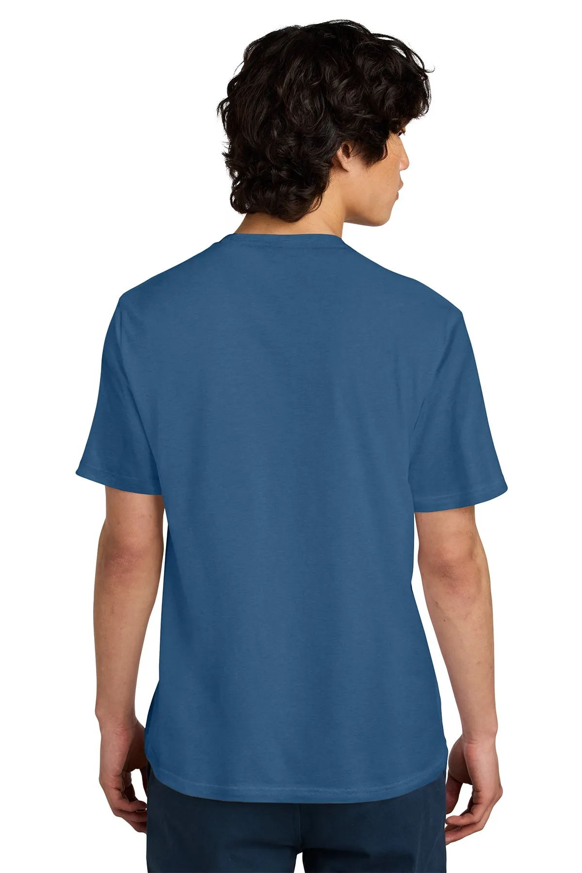 District Perfect Weight Custom Tees, Maritime Blue