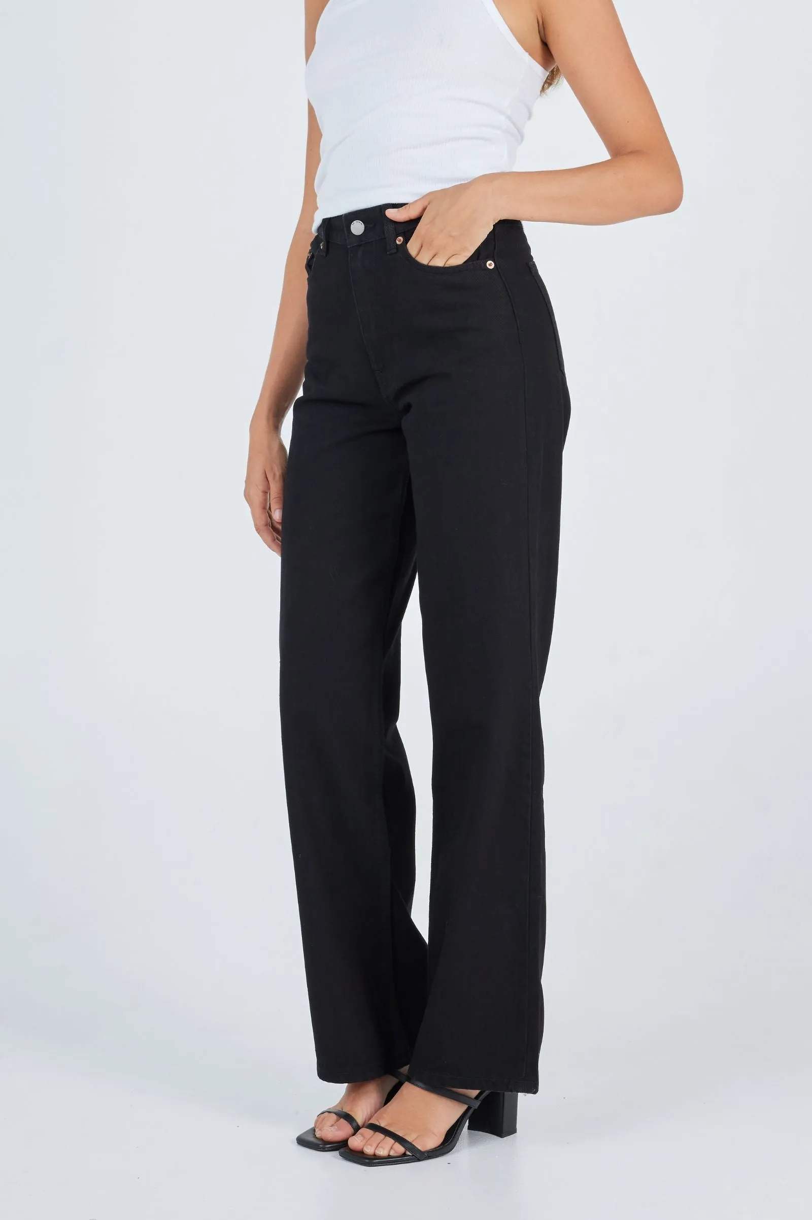 Echo Straight Jeans - Black