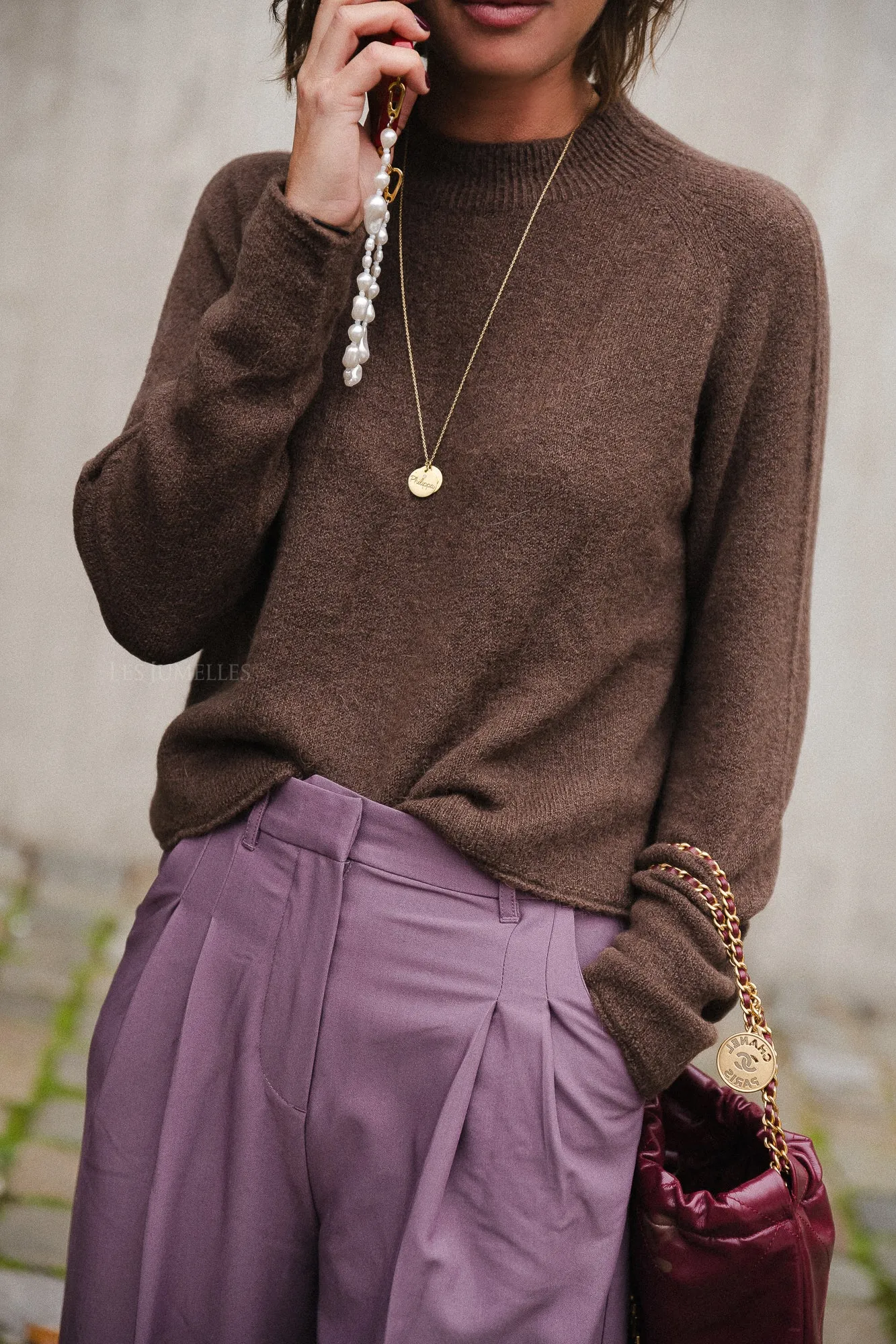 Eliza jumper brown