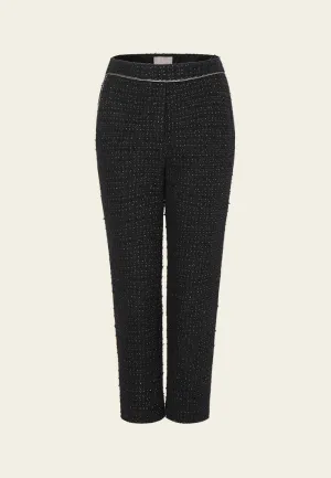 Golden Sideseam Lurex Slim-fit Trousers