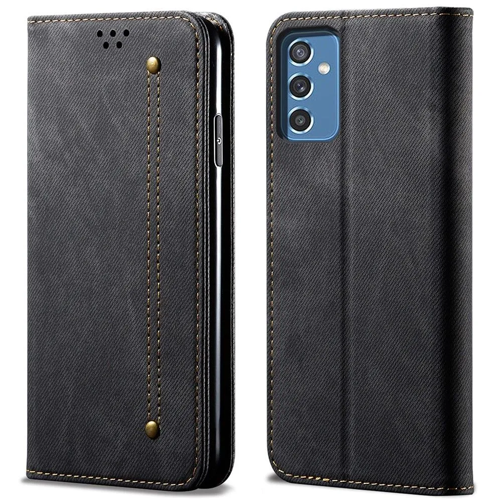 Jeans Samsung Galaxy M52 5G Flip case - Black