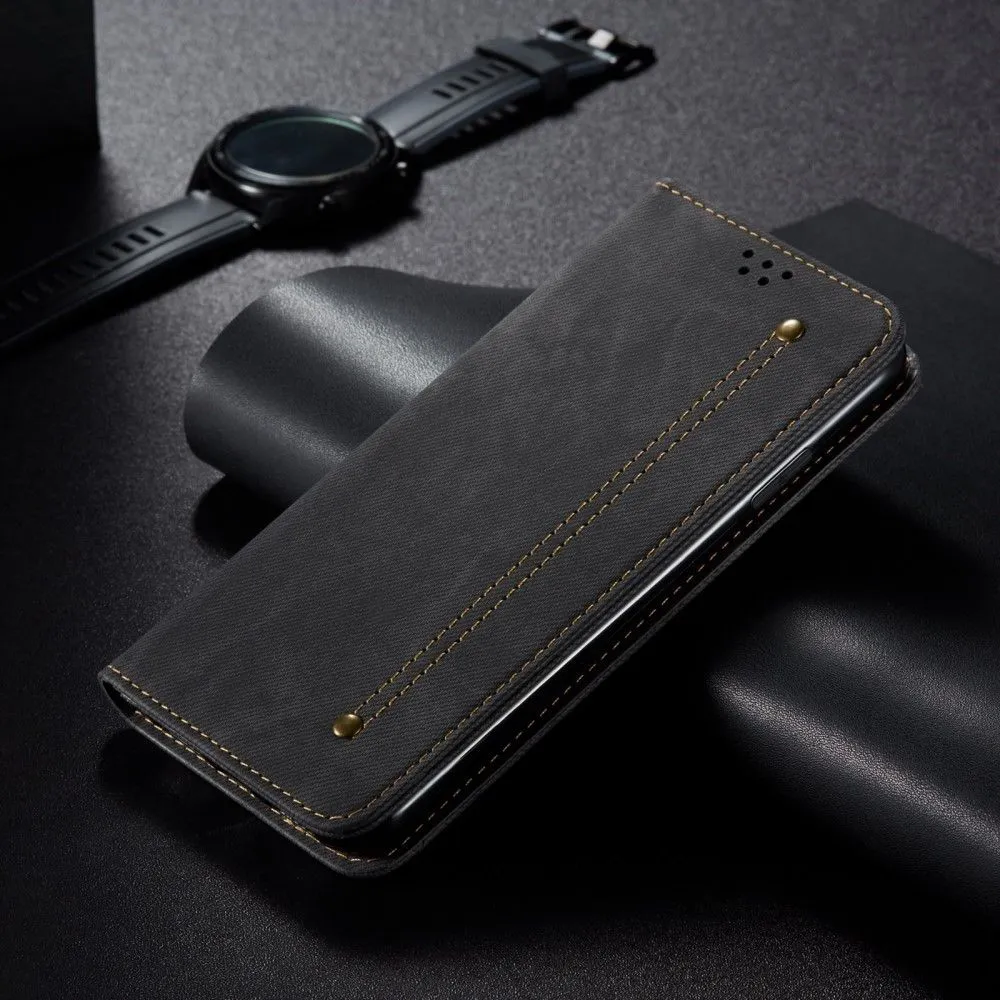 Jeans Xiaomi 12X / 12 Flip case - Black