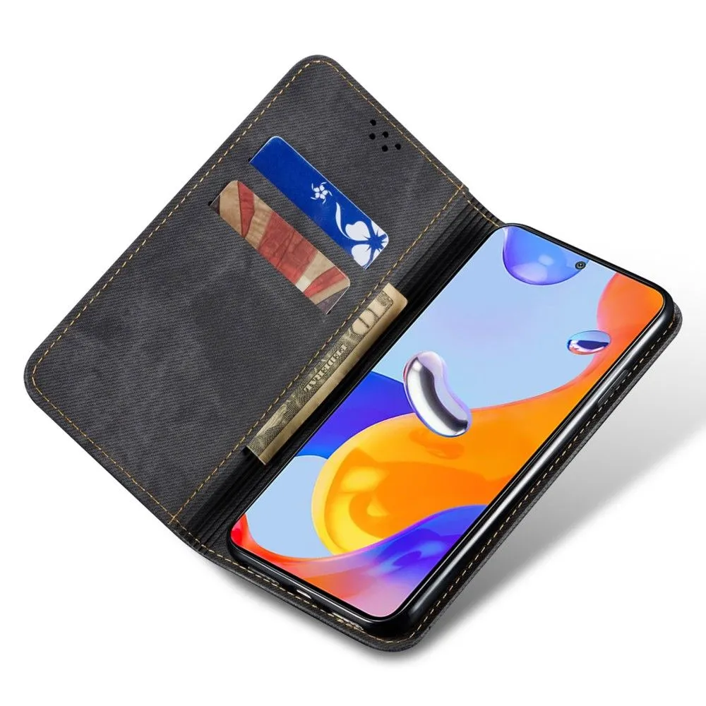 Jeans Xiaomi 12X / 12 Flip case - Black