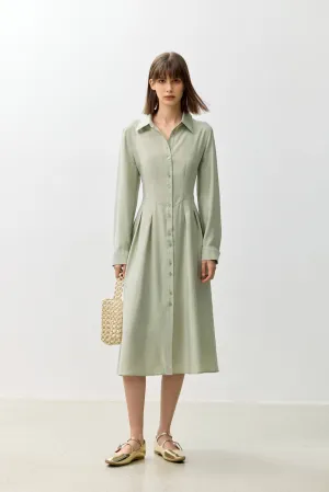 LILY Urban Simple Loose Shirt Dress