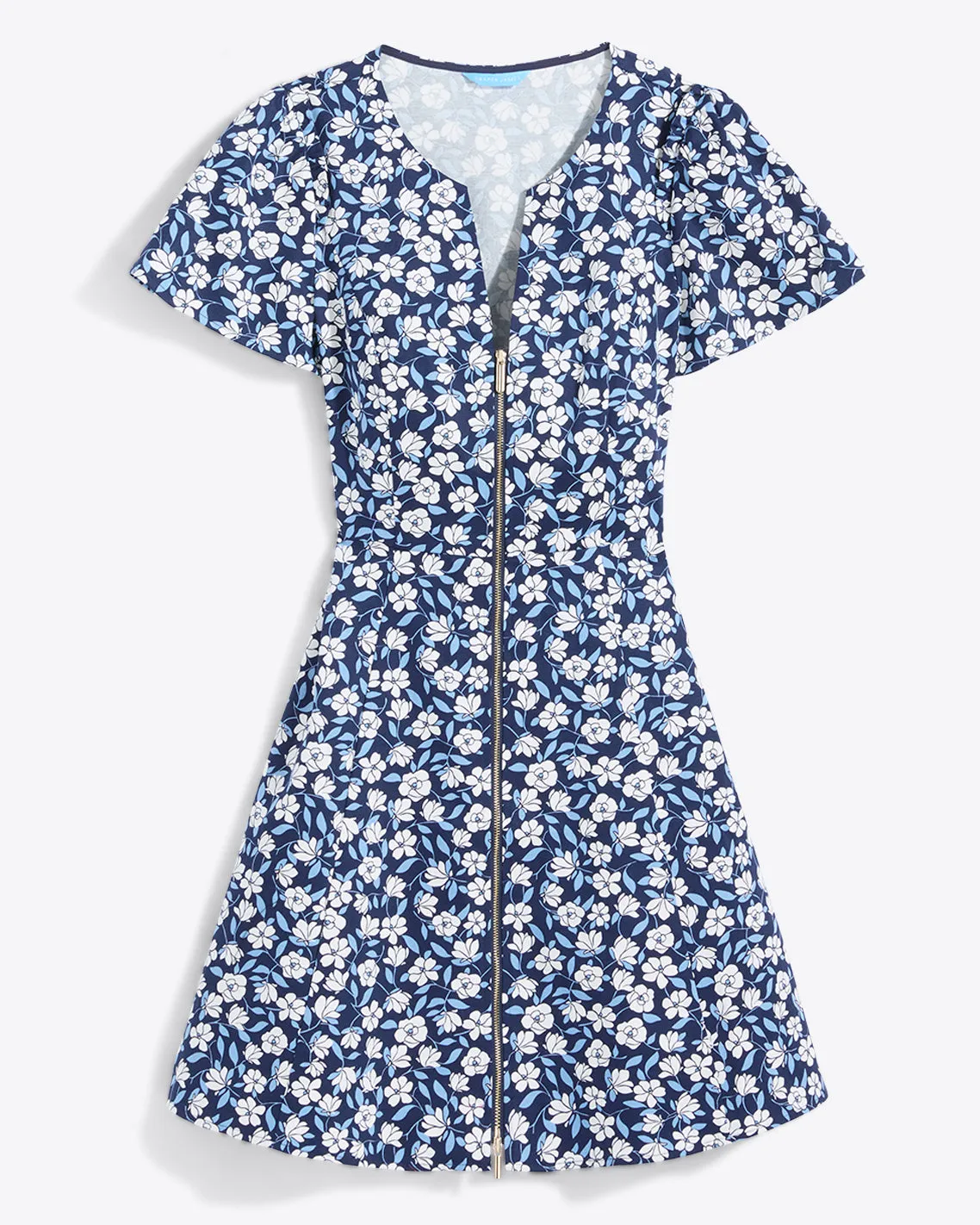 Mae Love Circle Dress in Blue Floral