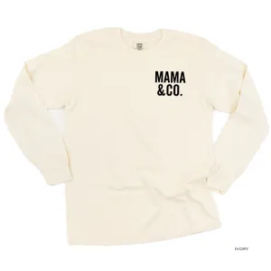 Mama & Co. - Basics Collection - Original Design - LONG SLEEVE Comfort Colors Tee