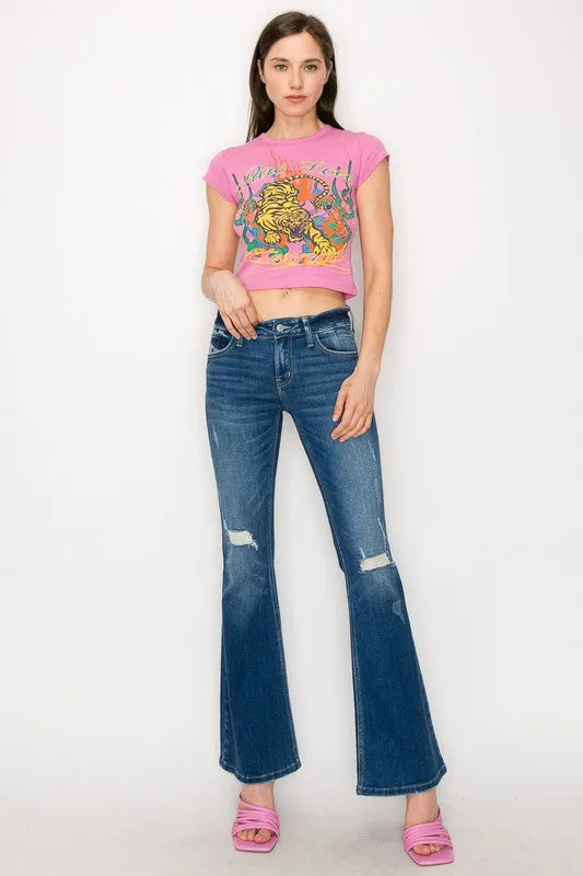 Margaret Low Rise Stretch Vintage Flare Jeans