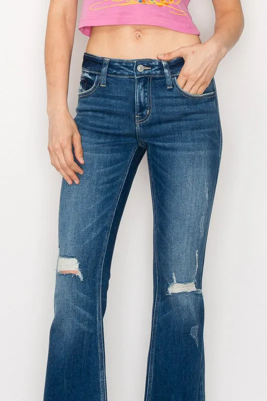 Margaret Low Rise Stretch Vintage Flare Jeans