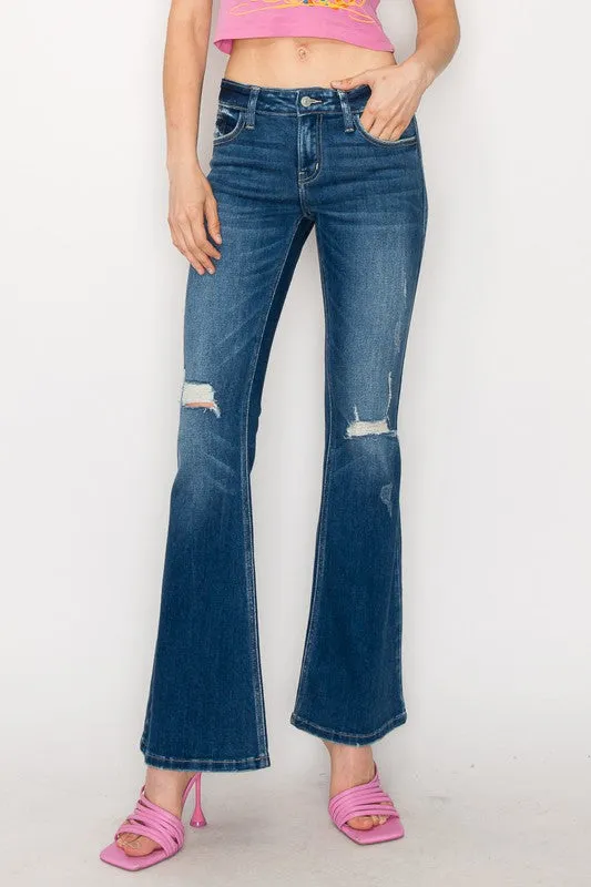 Margaret Low Rise Stretch Vintage Flare Jeans