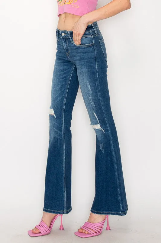 Margaret Low Rise Stretch Vintage Flare Jeans