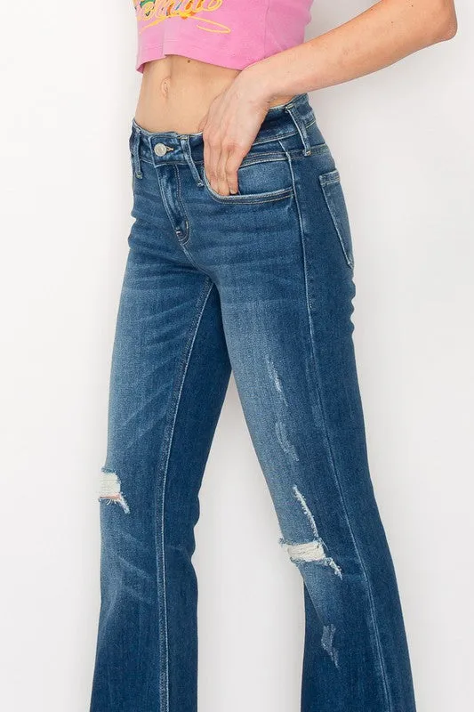 Margaret Low Rise Stretch Vintage Flare Jeans