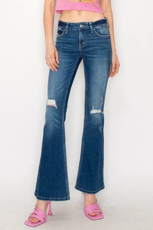 Margaret Low Rise Stretch Vintage Flare Jeans