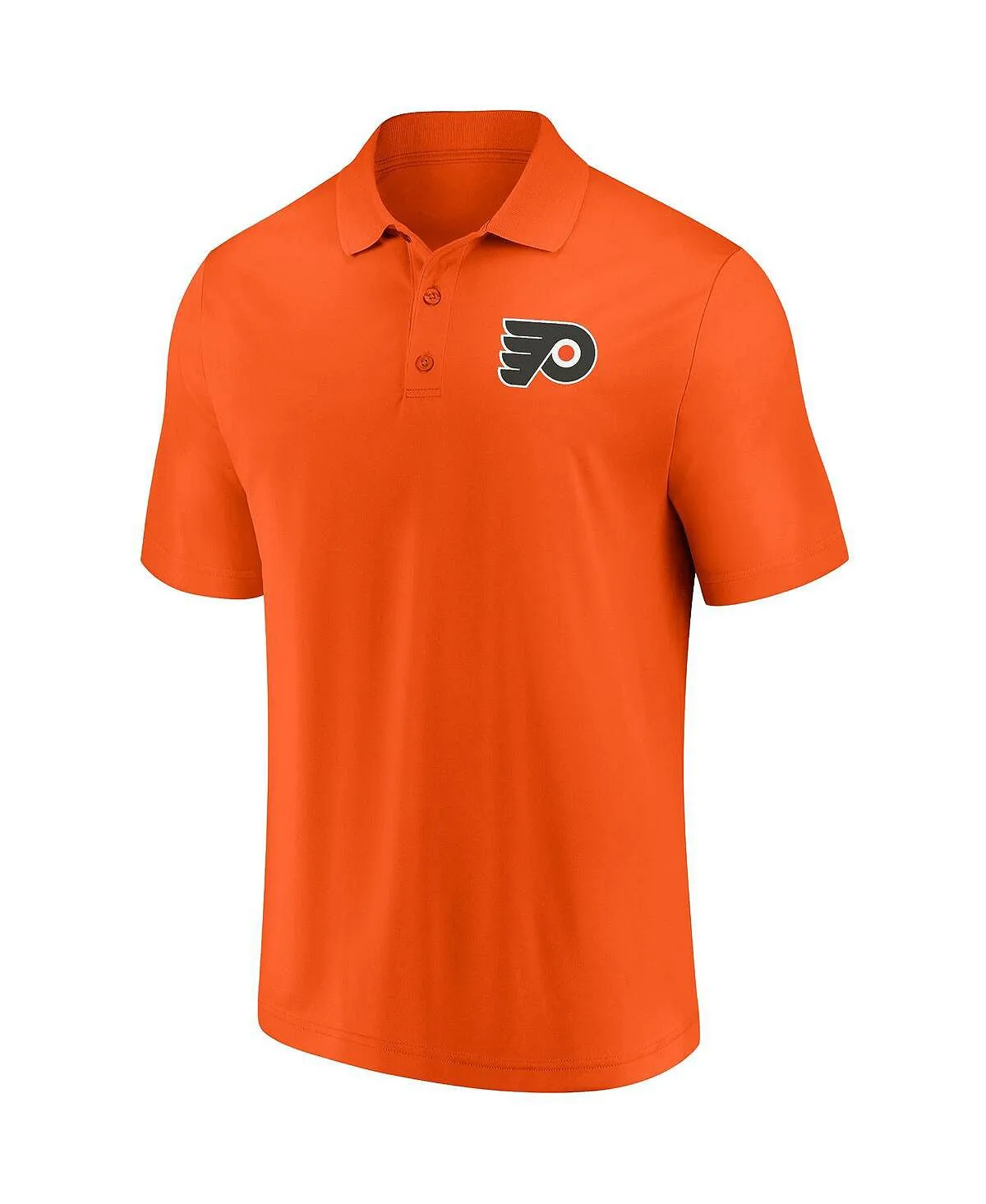 Men's Branded Orange Polo Shirt philadelphia flyers streak winning polo Fanatics