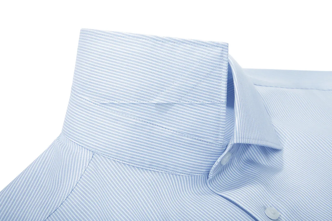 Non-Iron Cotton Stretch Smart Fit Stripe Shirt