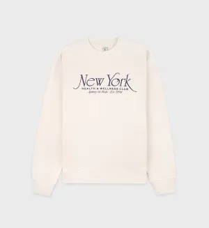 NY 94 Crewneck - Cream/Navy