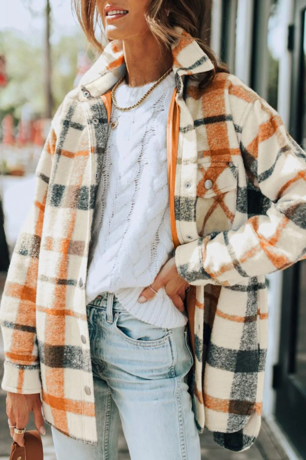 Plaid Comfy Jacket