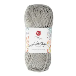 Poppy Crafts Heartfelt Heritage Yarn 142g - Pewter - 100% Acrylic