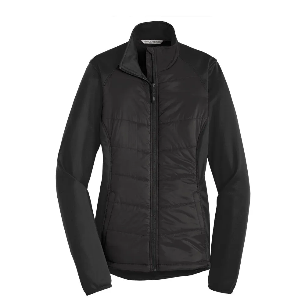 Port Authority® Women's Hybrid Soft Shell Jacket - Deep Black