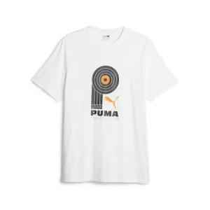 PUMA PRODUCTION Men's Graphic Tee WHITE