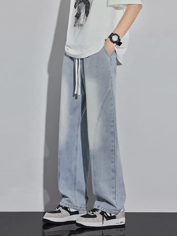 Retro Drawstring Jeans