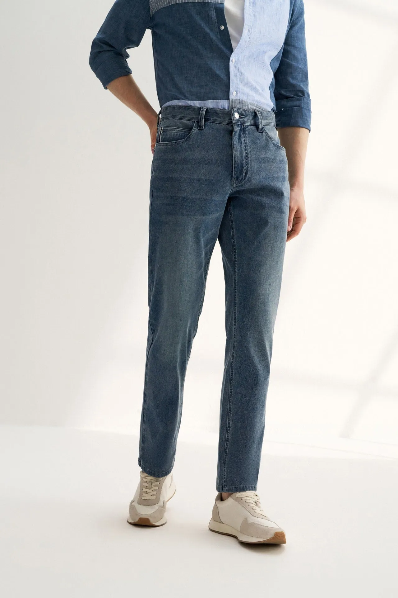 Soft Touch High Stretch Jeans in Regular Fit