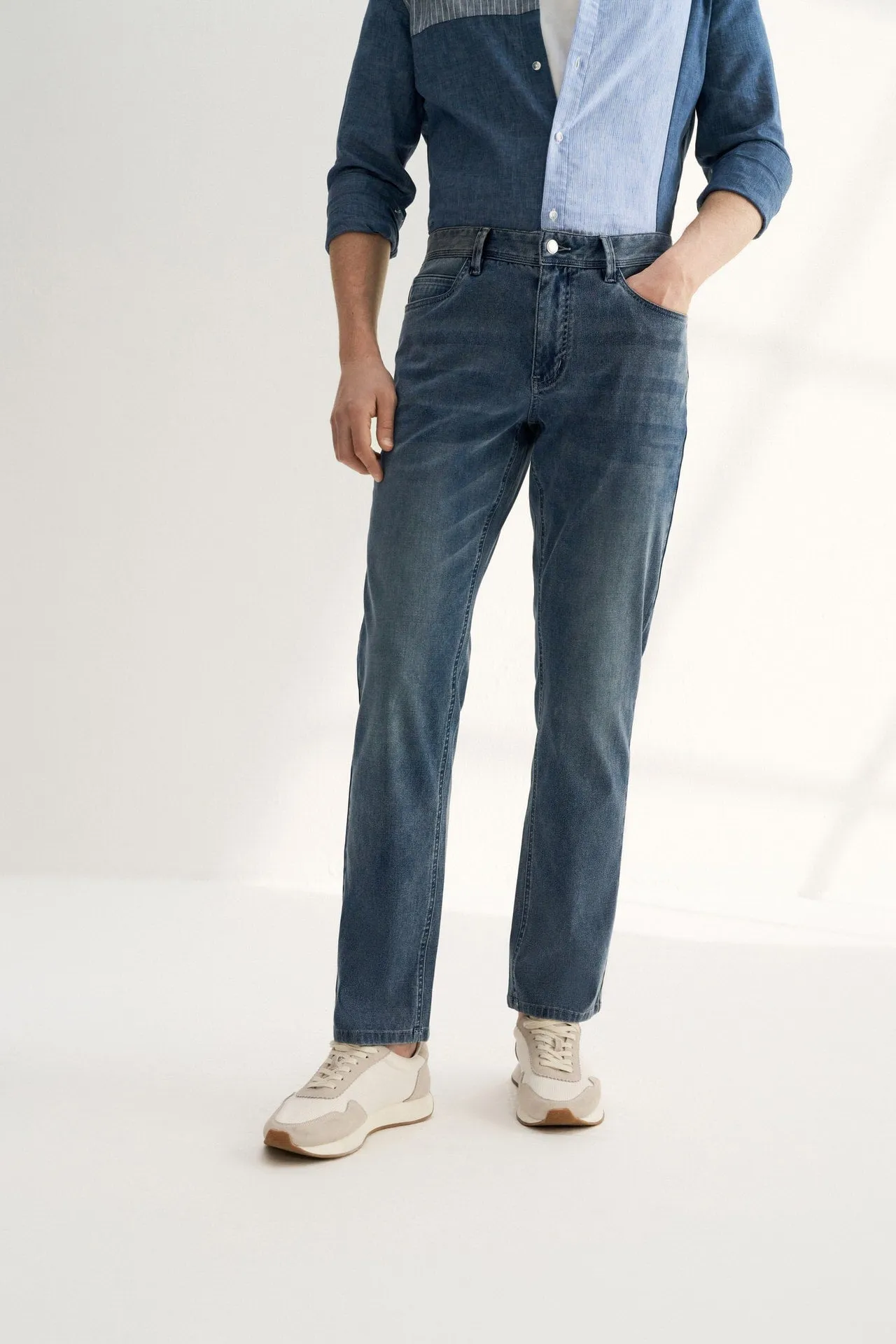 Soft Touch High Stretch Jeans in Regular Fit