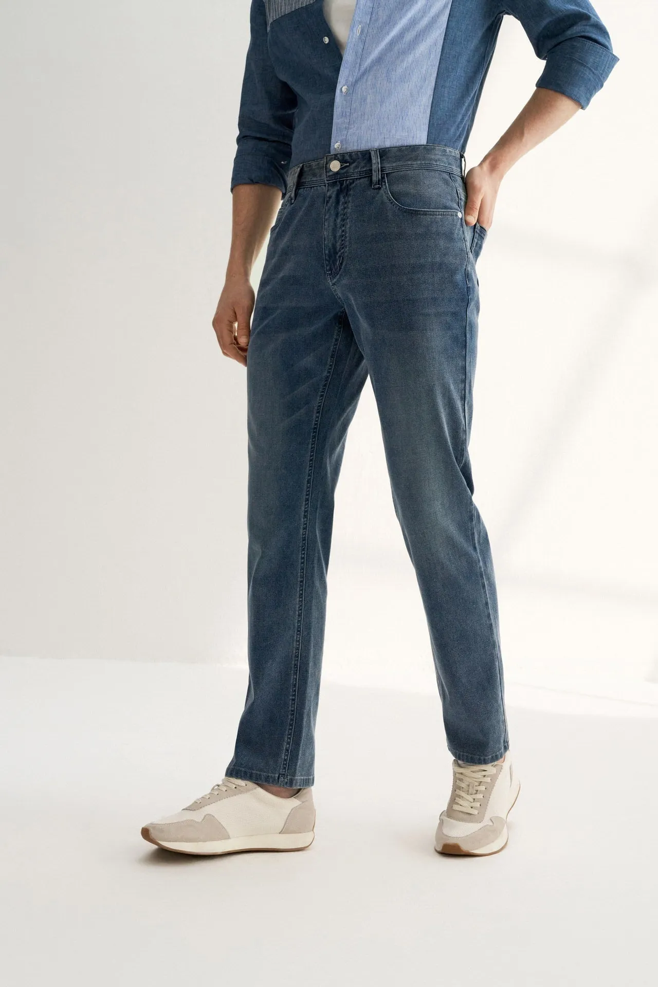 Soft Touch High Stretch Jeans in Regular Fit