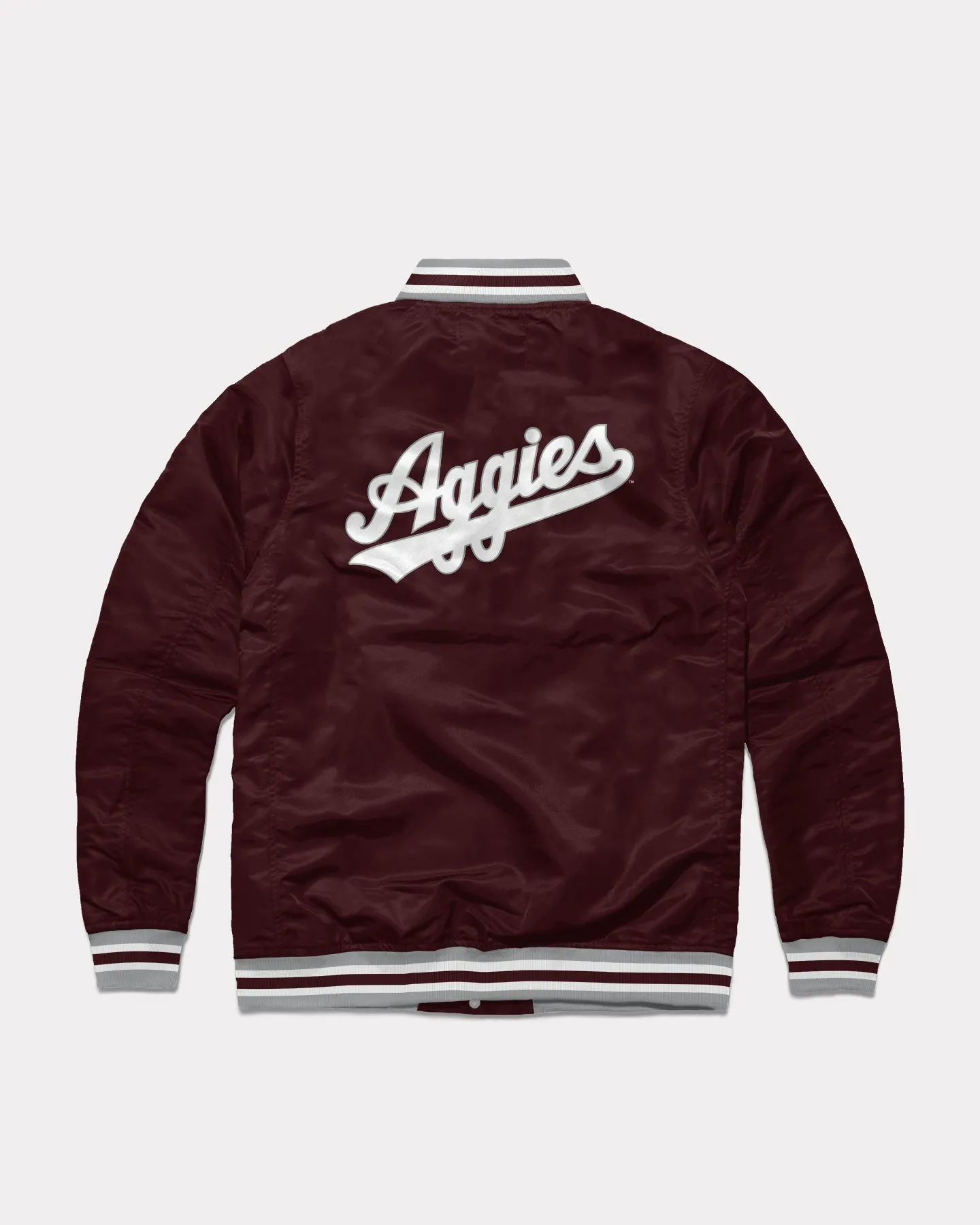 Texas A&M Aggies Script Maroon Varsity Jacket