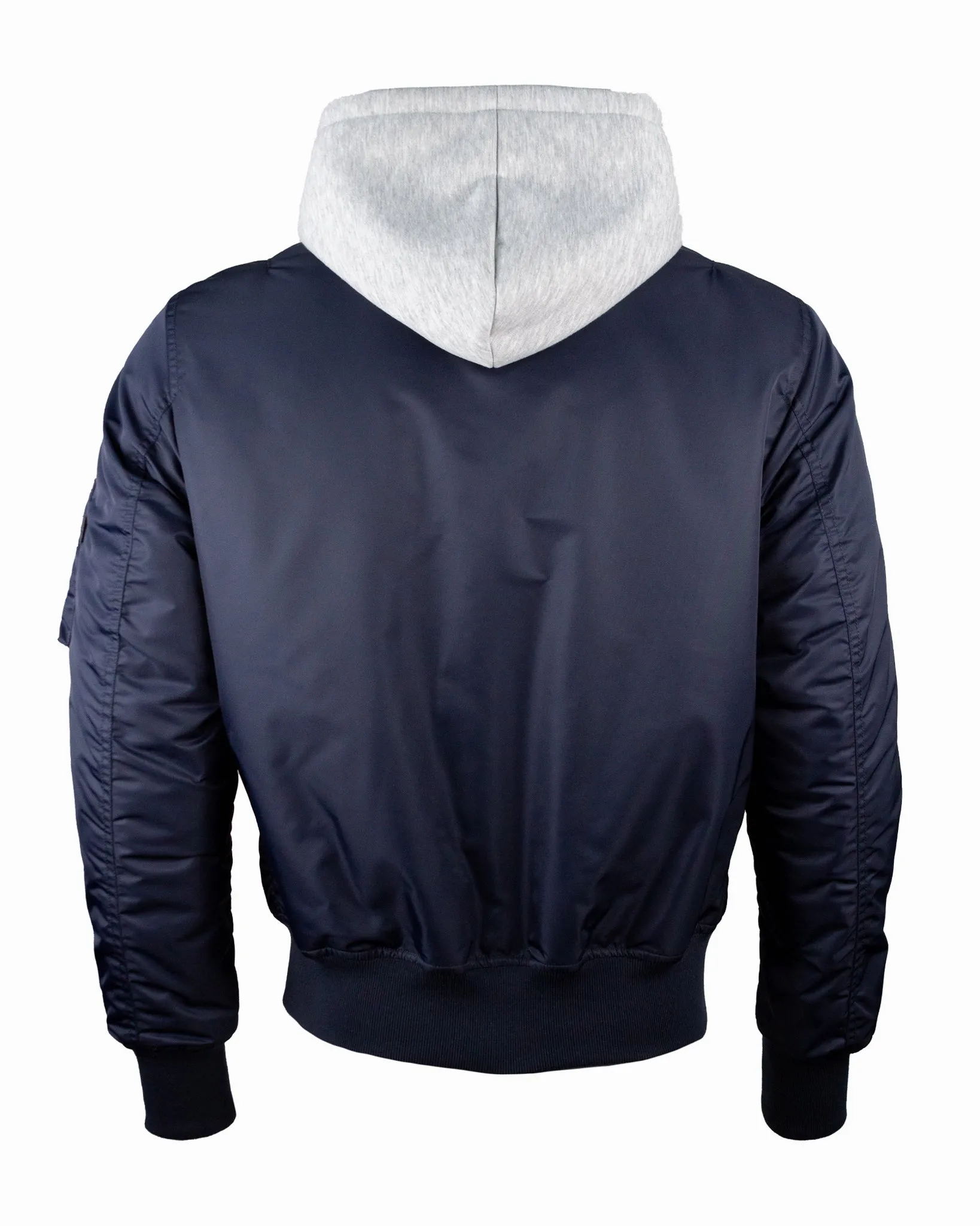 TOP GUN® MA-1 NYLON BOMBER JACKET WITH REMOVABLE HOOD