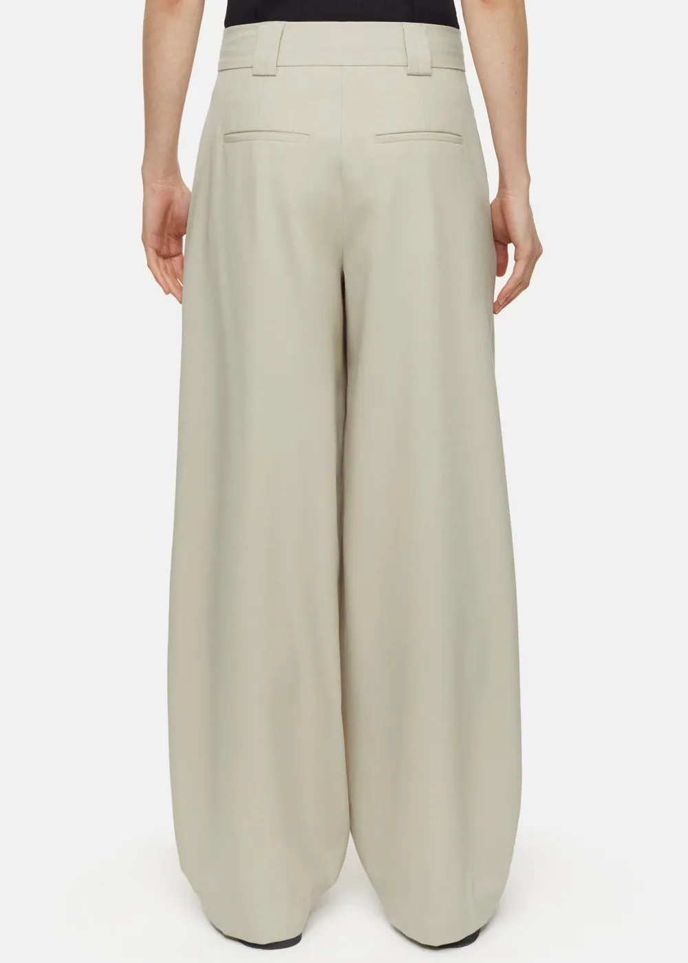 WENDLYN WIDE PANTS | SABBIA BEIGE