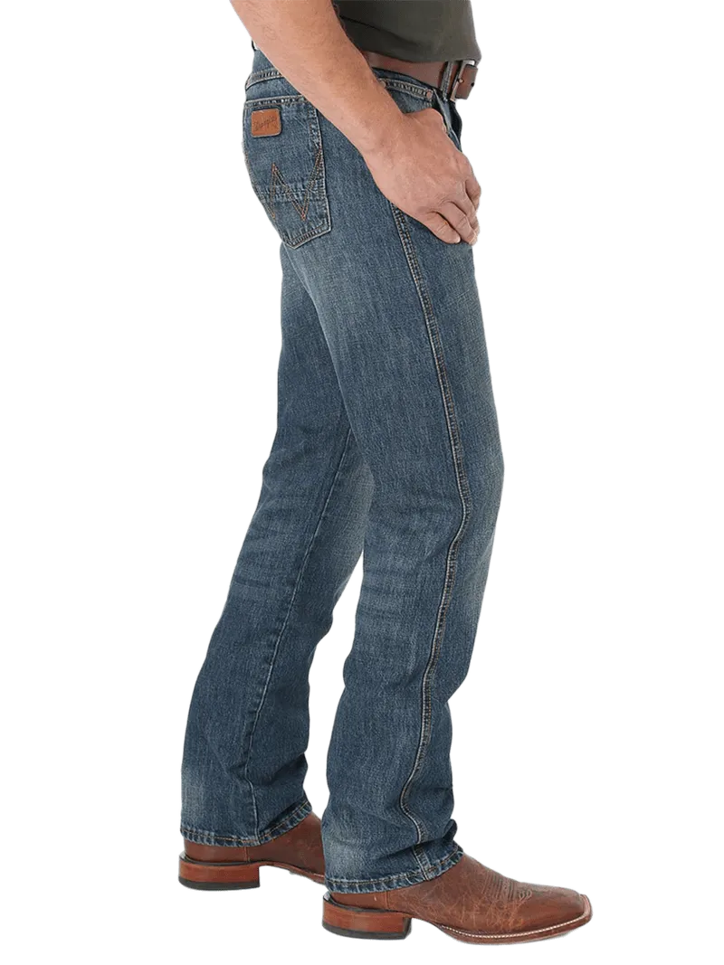 Wrangler Men's Retro Slim Straight Dark Night Jeans