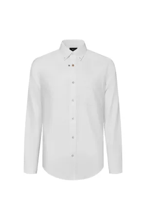 Wrinkle Free Cotton Smart Fit Oxford Casual Shirt